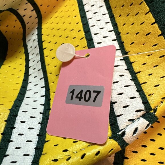 Logo 7 VTG '90s Green Bay Packers #4 Brett Favre NFL Jersey Sz L Made USA 1407 - Picture 7 of 7